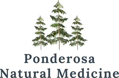 Ponderosa Natural Medicine Logo, Link to: Home
